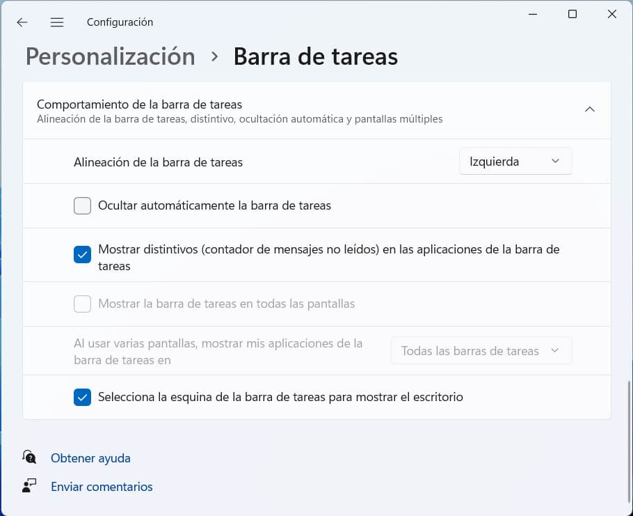 Cómo personalizar la barra de tareas en Windows 11
