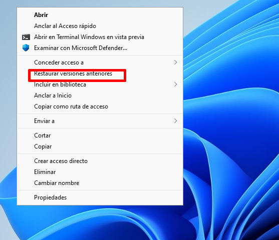 Desaparecido Instalar en pc Tumba Como recuperar carpeta borrada Windows 11