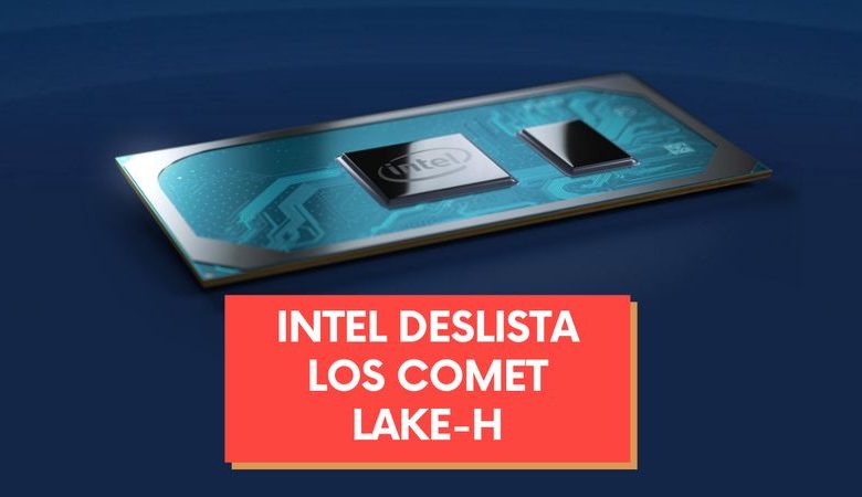 procesador portatil intel comet lake-h