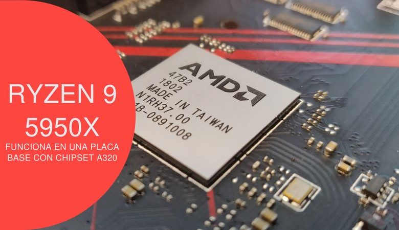 amd ryzen 9 5950x placa base asus a320