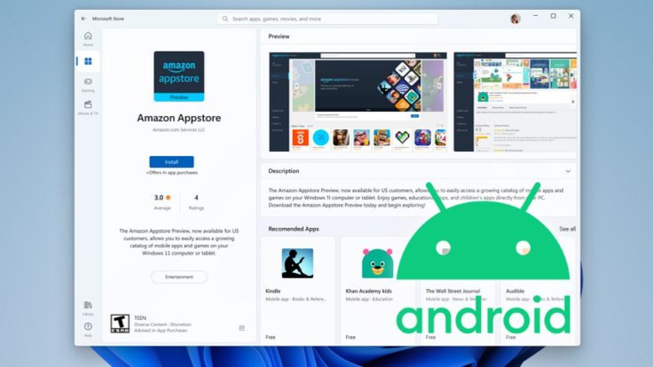 Android en Windows 11: revelan cuáles sus requisitos