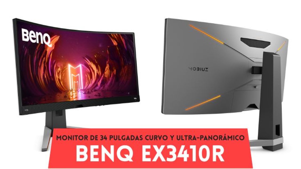 BenQ EX3410R: monitor de 34'' curvo, ultra-panorámico y de 1 ms