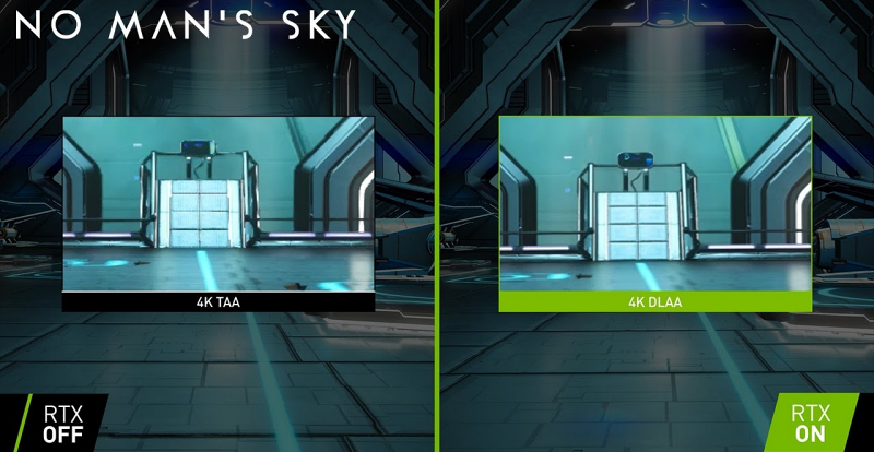 Nvidia DLAA muestra sus ventajas en No Man’s Sky, su nuevo antialiasing