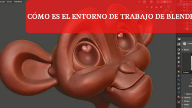 Cómo es el entorno de trabajo de Blender