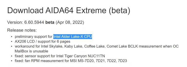 Alder Lake-X
