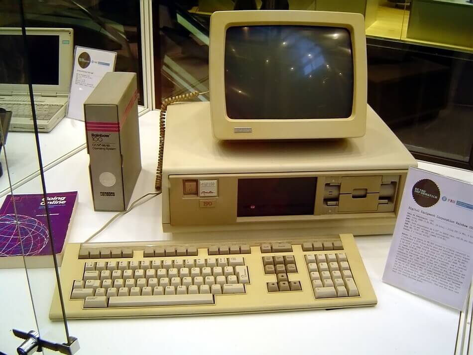 computador retro, vintage