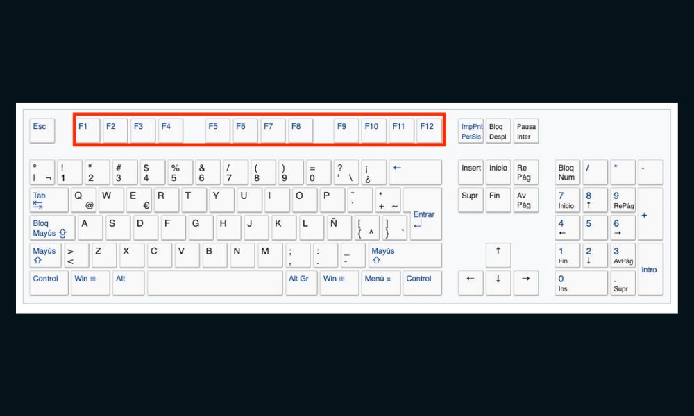 El teclado y sus funciones: para qué sirve cada tecla