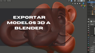 Cómo exportar e importar modelos a Blender
