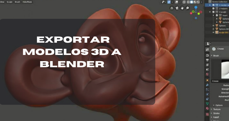 Cómo exportar e importar modelos a Blender