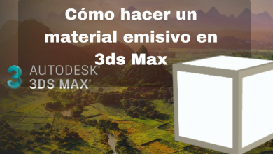 Cómo hacer un material emisivo en 3ds Max