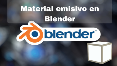 Cómo hacer material emisivo en Blender