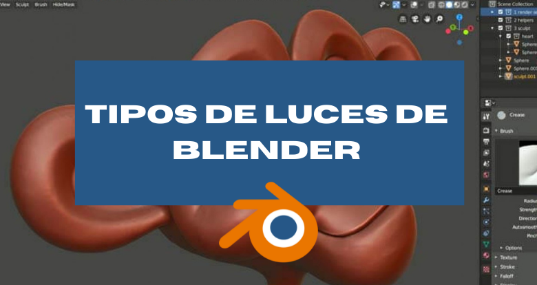 Diferentes tipos de luces de Blender