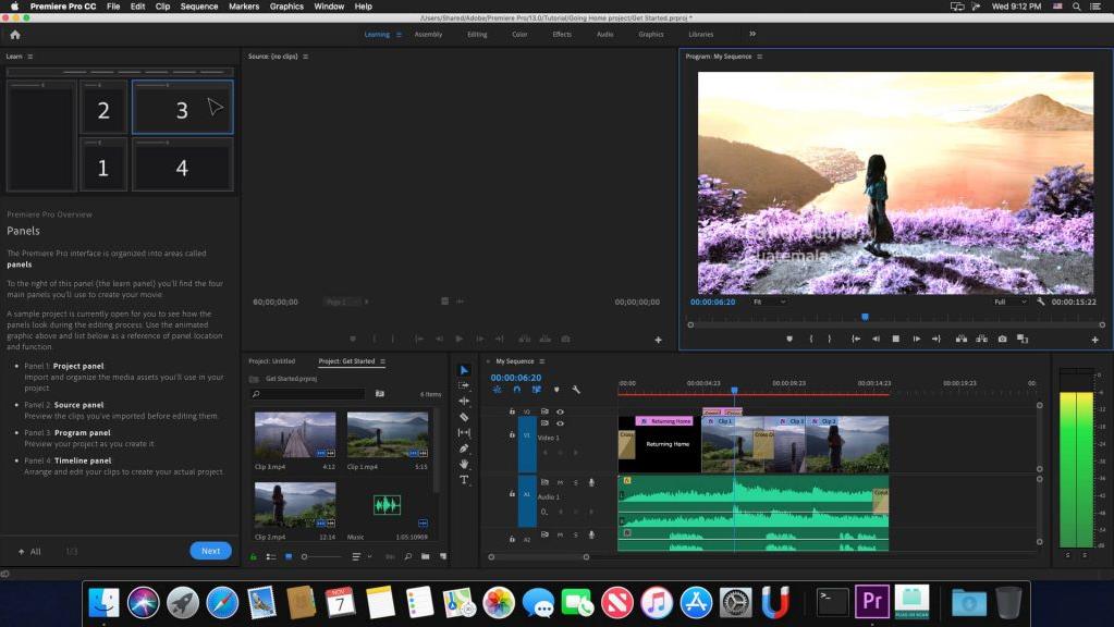 Adobe Premiere Pro requisitos en Mac