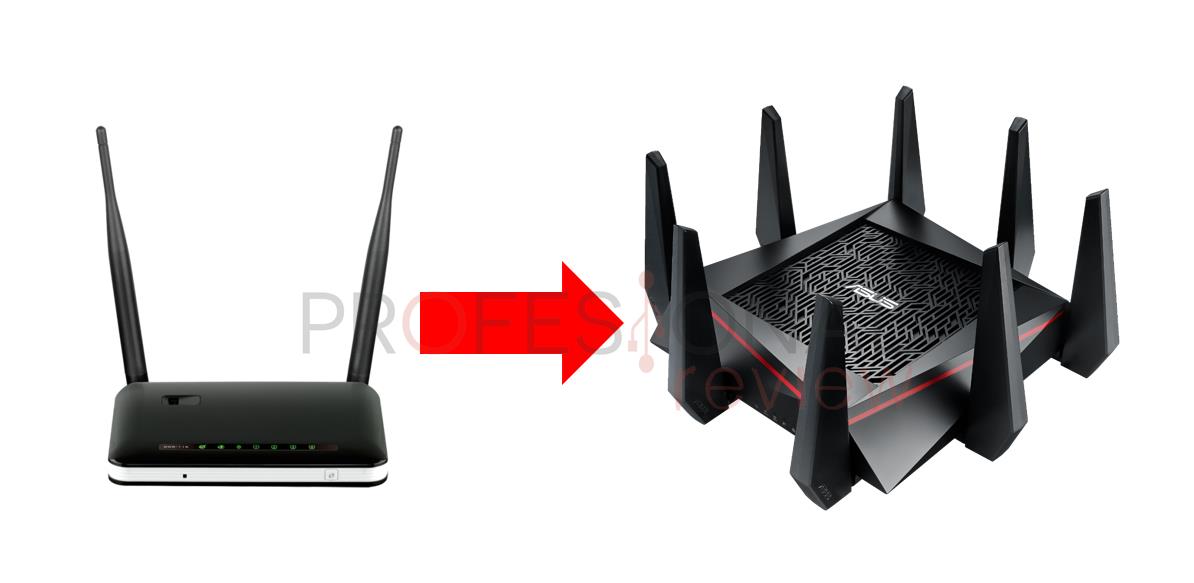 Antenas router señal wifi