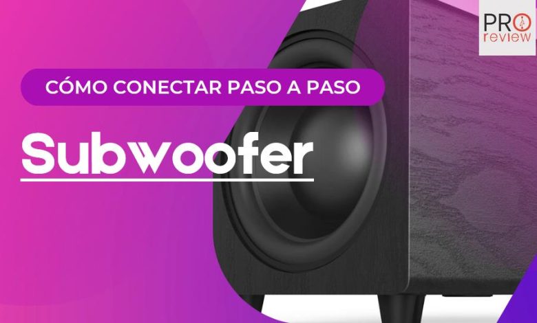 Cómo conectar un subwoofer