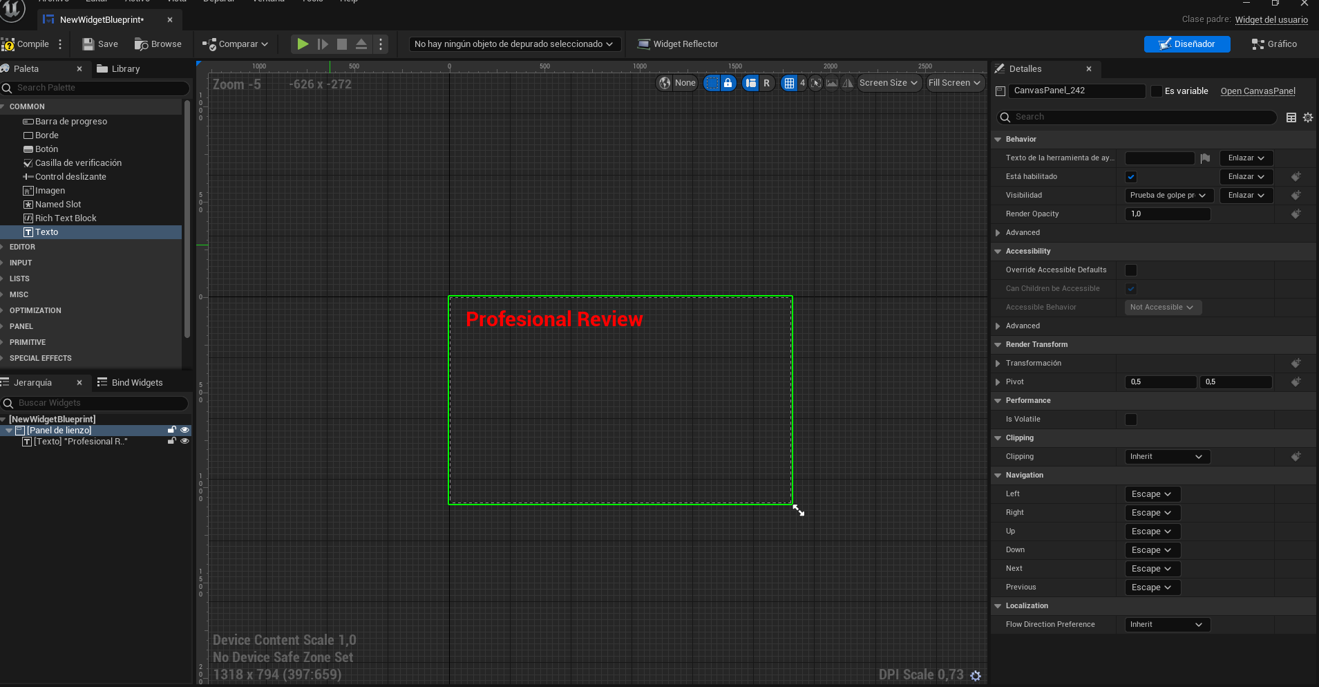 Cómo crear una interfaz en Unreal Engine 5