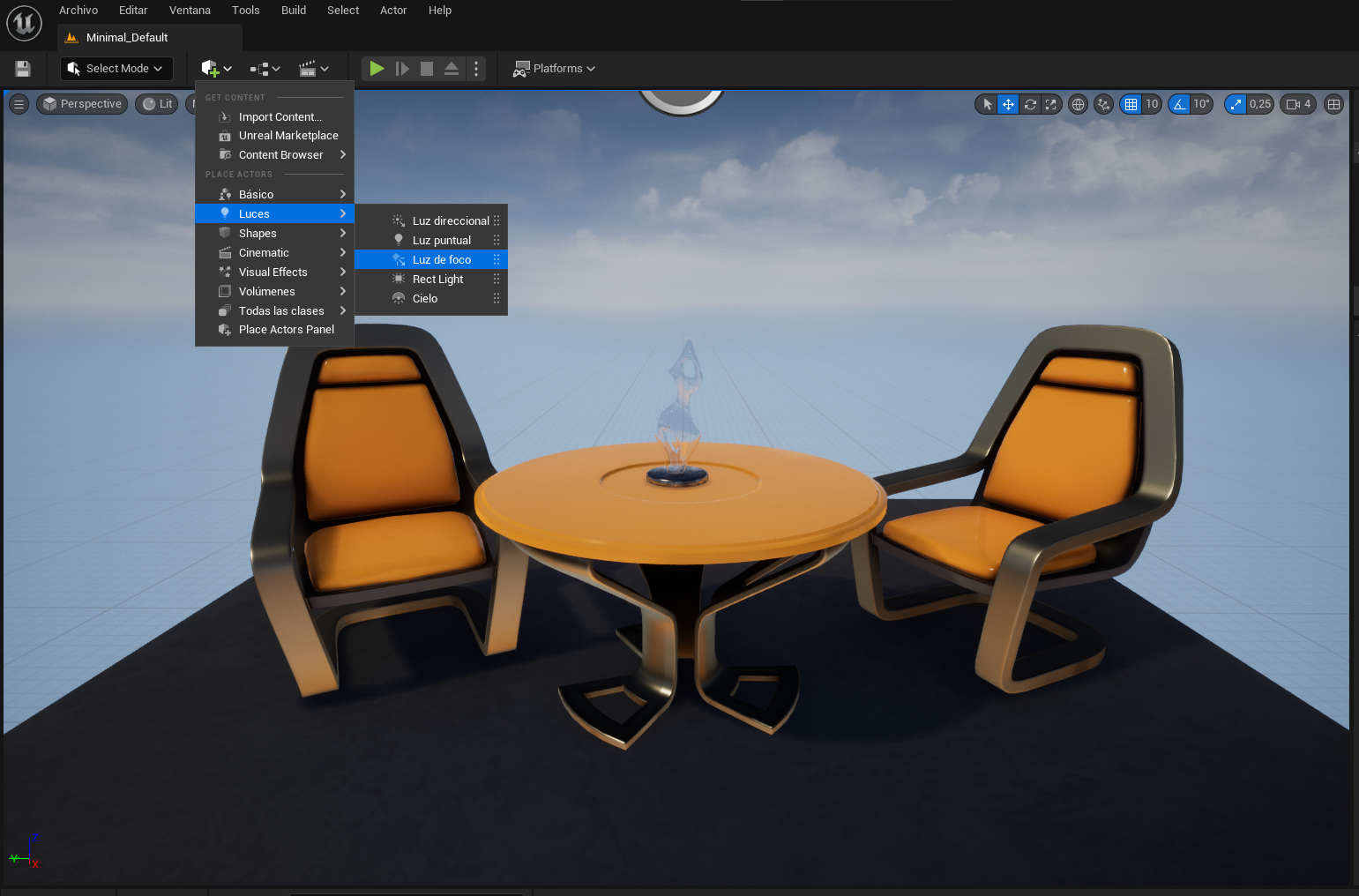 How to create a blinking light in Unreal Engine 5