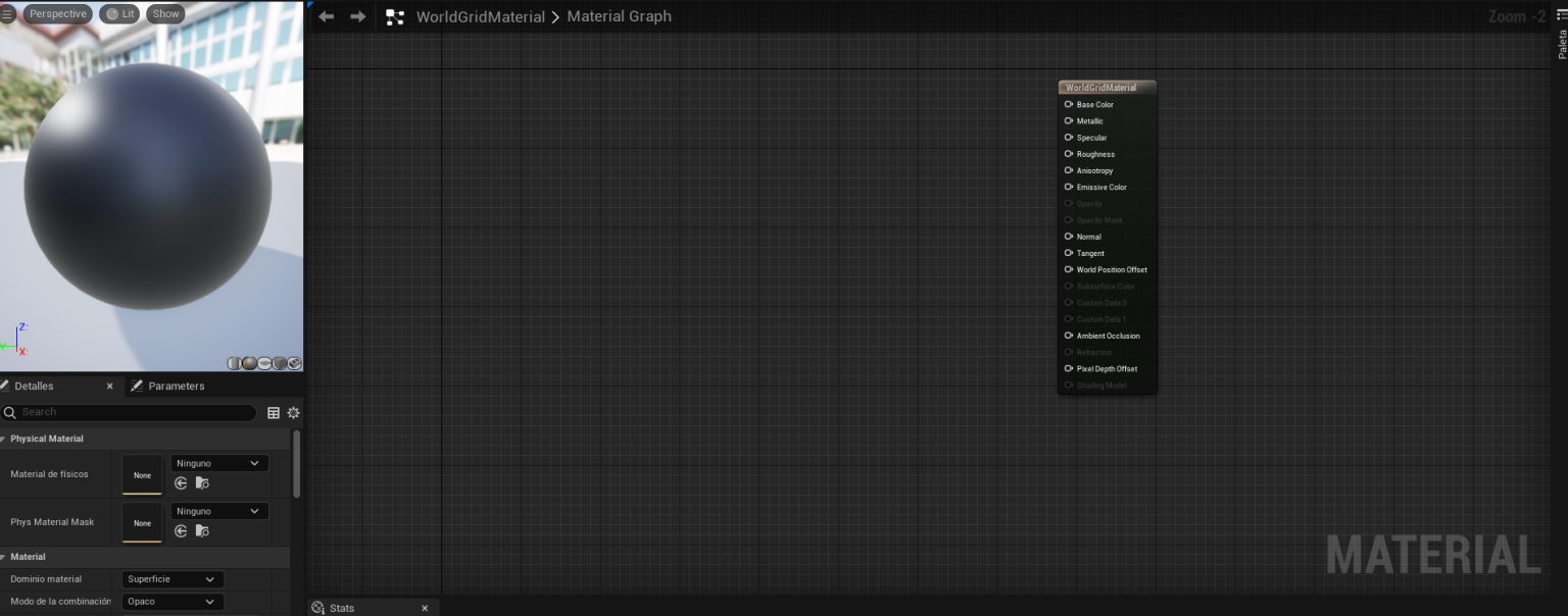 Material en Unreal Engine 5 colocarlo PASO A PASO