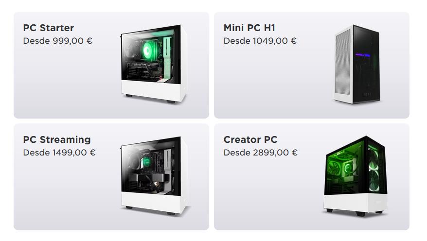 Equipos NZXT BLD