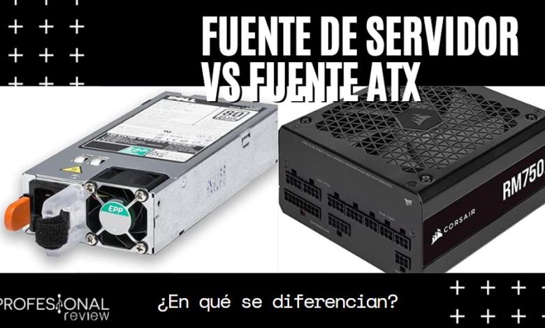 Fuente de alimentacion de servidor vs Fuente ATX