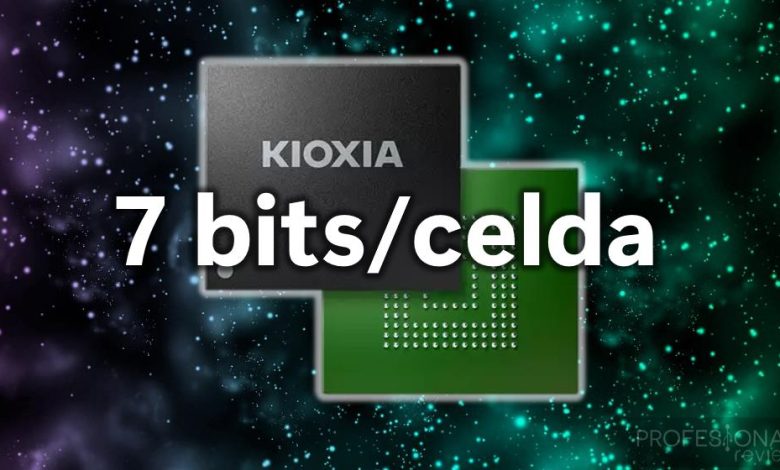 Kioxia NAND QLC 7 bits por celda