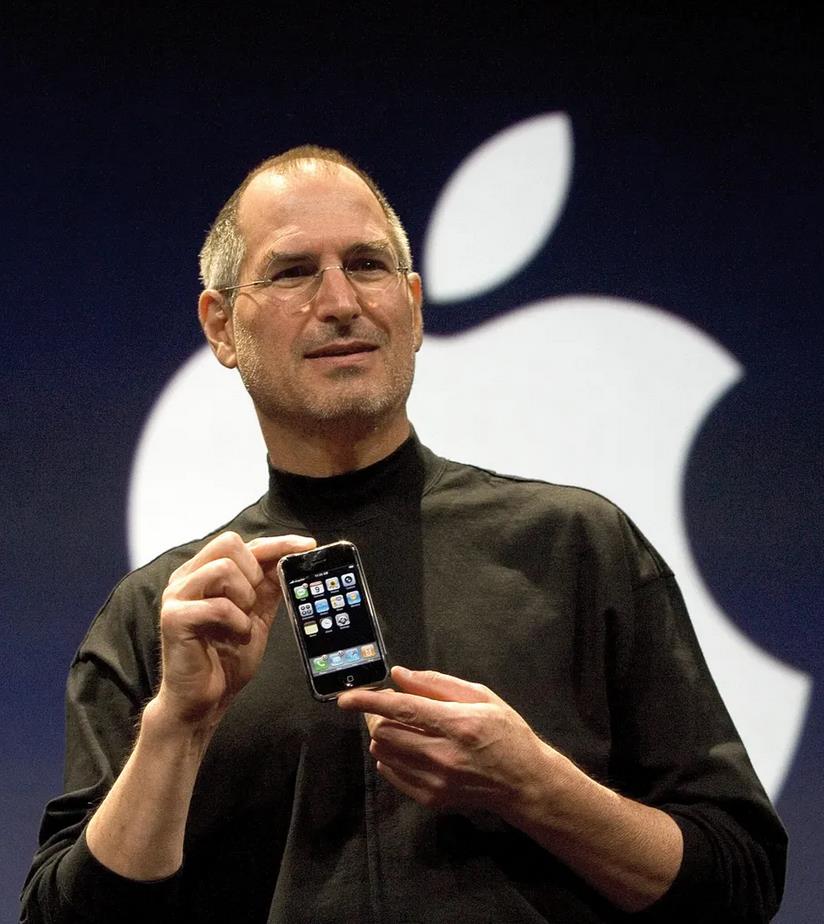 Steve Jobs en la presentación del iPhone
