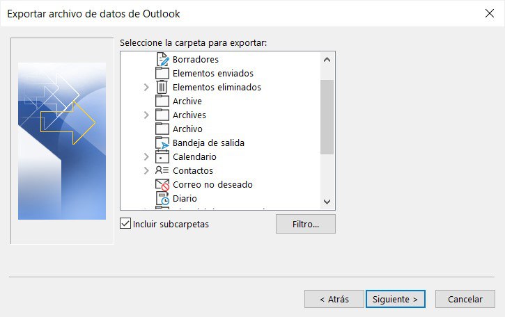 Cómo abrir archivos PST en Outlook