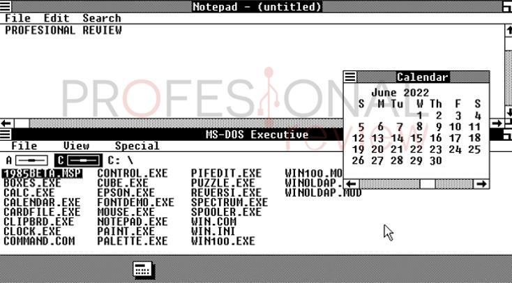 Sistemas operativos Windows 1.0