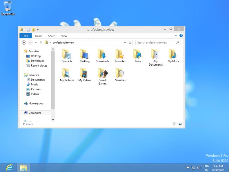 Windows 8 escritorio