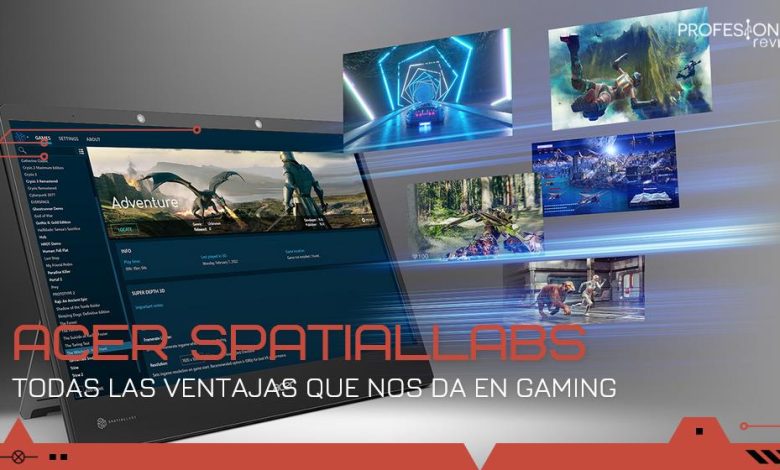 Acer Spatiallabs en gaming