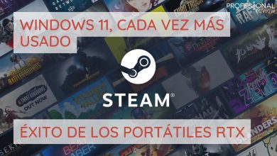 Encuesta Steam Windows 11 gaming RTX 3060 Laptop