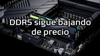 Precio DDR5 sigue bajando