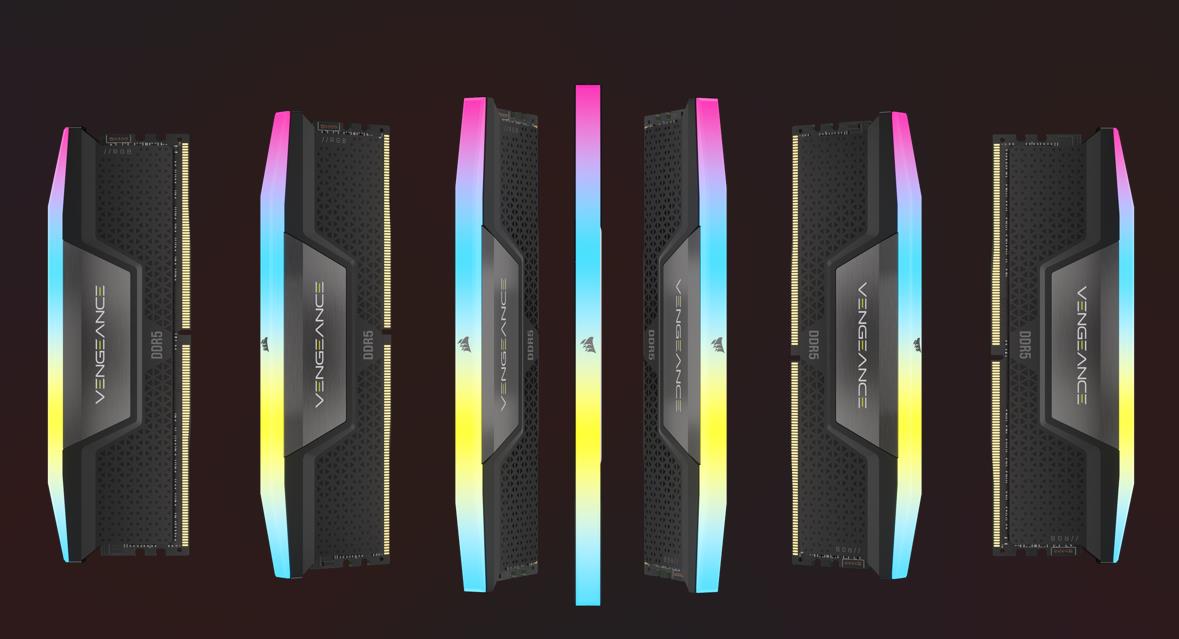 RAM Corsair Vengeance RGB DDR5 negra