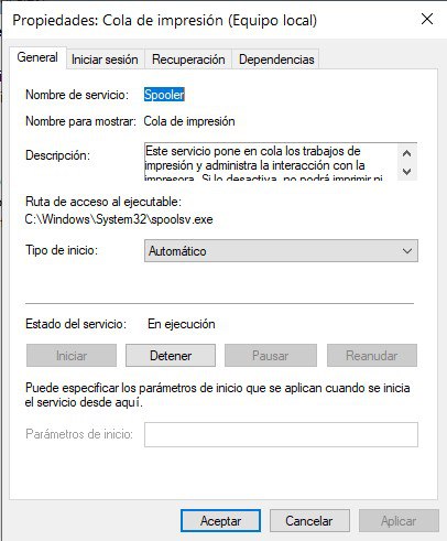 Servicio de impresión en Windows 10: cómo usarlo y reparar la cola