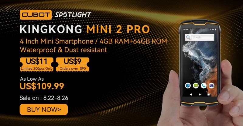 King Kong Mini, el mejor móvil compacto y barato con WhatsApp
