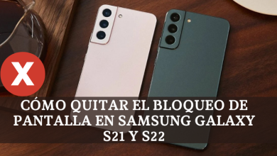 Cómo quitar el bloqueo de pantalla en Samsung Galaxy S21 y S22