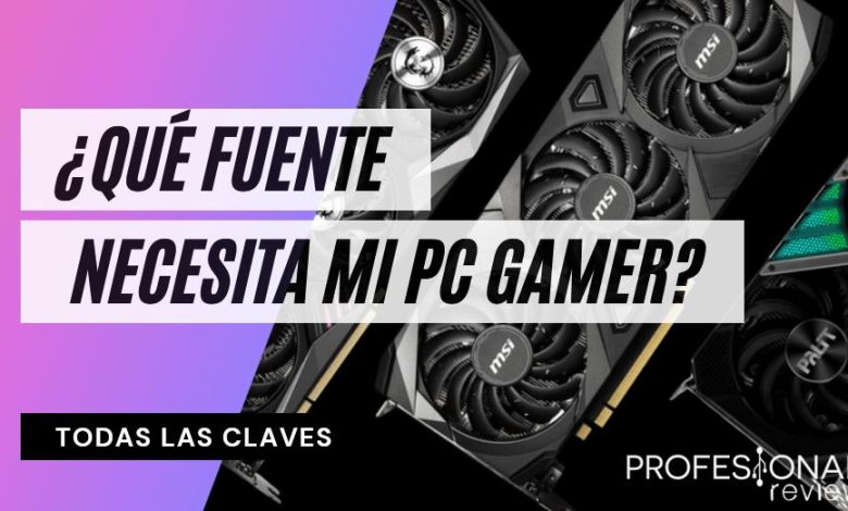 Fuente de alimentación PC Gamer