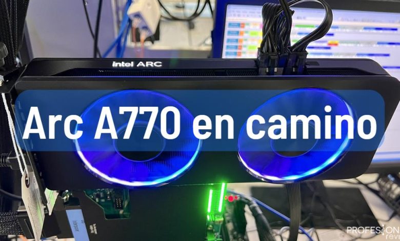 Intel Arc A770 lanzamiento