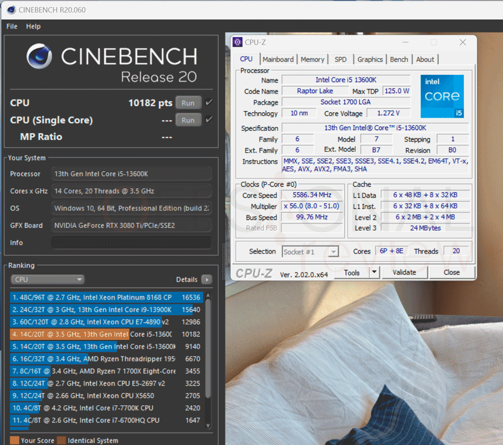 Intel Core i5-13600K Overclocking