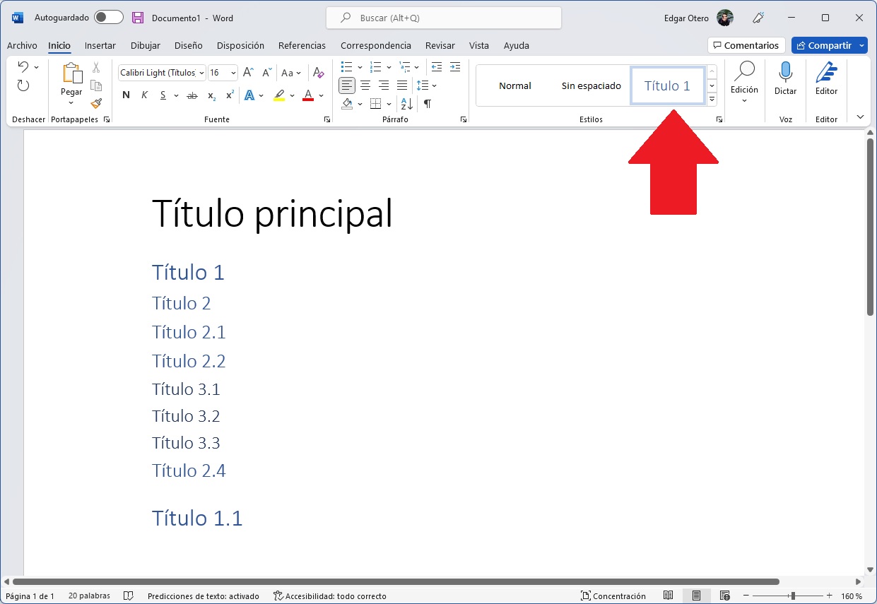 Cómo Hacer Una Tabla De Contenido En Word