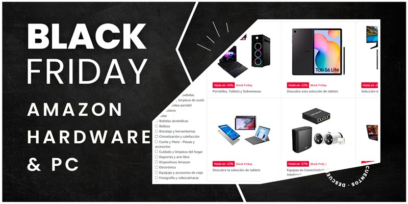 Amazon Black Friday hardware y PC