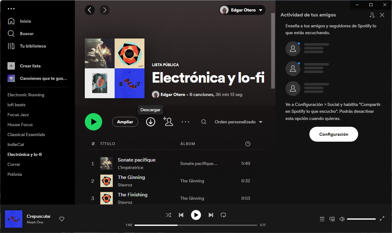 Spotify ya permite descargar canciones en el Apple Watch para escuchar música sin conexión