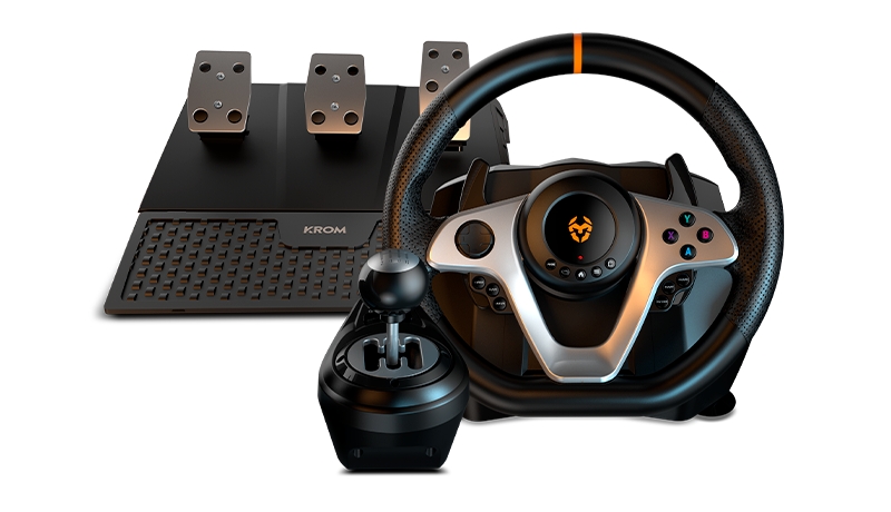 Volante de carreras PRO Tecnología de accionamiento directo y TRUEFORCE  Feedback para PC, PlayStation o Xbox.