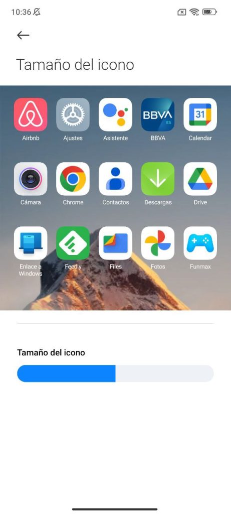 Cómo cambiar el tamaño de los iconos en Android