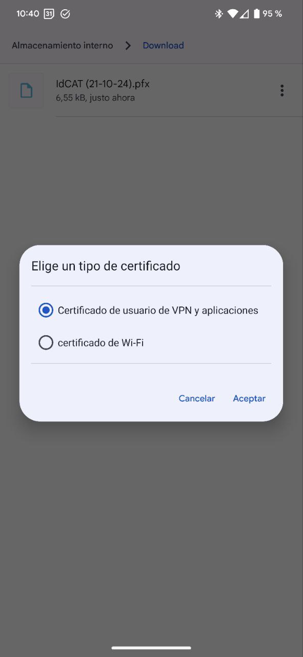 Cómo instalar un certificado digital en el móvil paso a paso