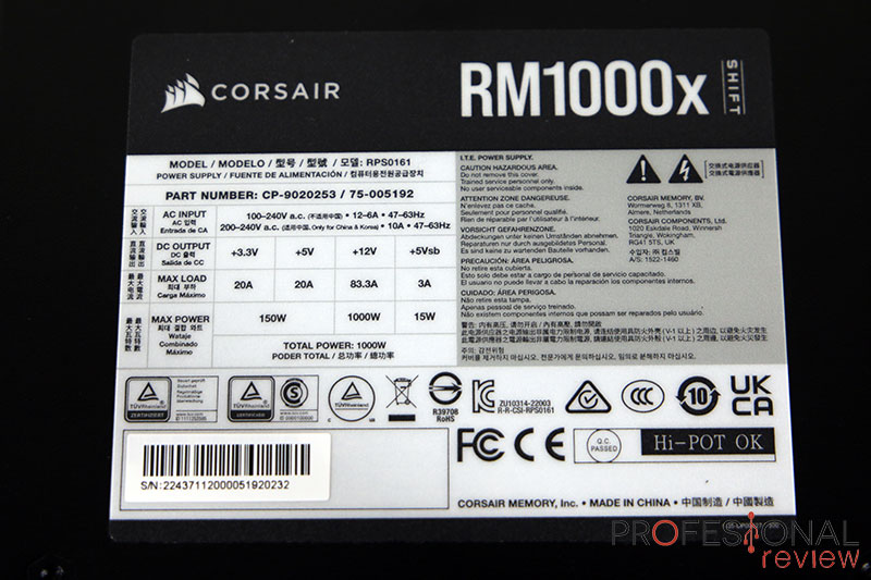 Corsair RM1000x Shift Review