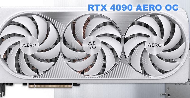 RTX 4090 AERO OC: Lo mejor de RTX 40 ahora en color blanco