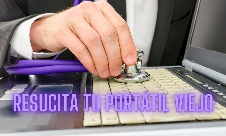 portátil viejo