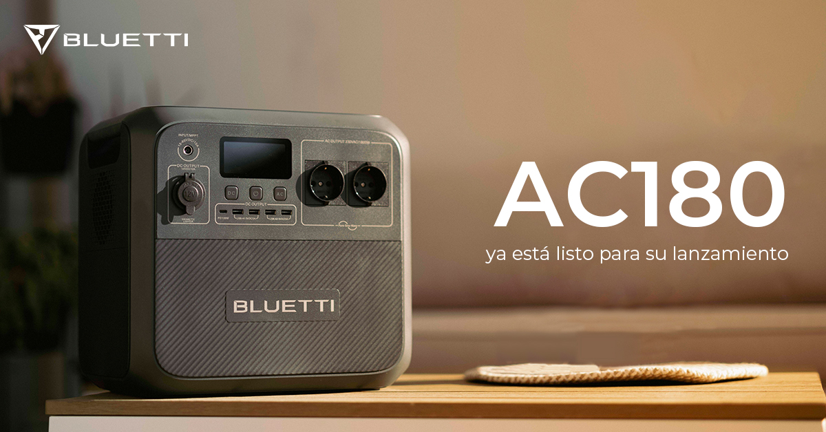 BLUETTI AC180 Estación de energía portátil  1.800W 1.152Wh - BLUETTI ES -  BLUETTI España