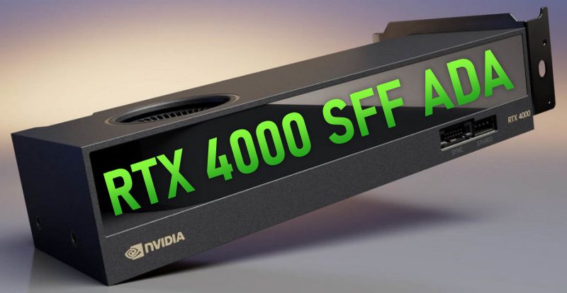 Nvidia RTX 4000 SFF ADA anunciado para estaciones de trabajo